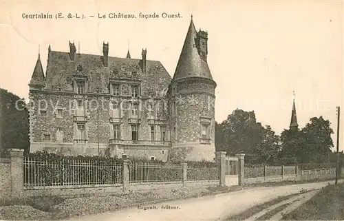 AK / Ansichtskarte Courtalain Le Chateau facade Ouest Kat. Courtalain