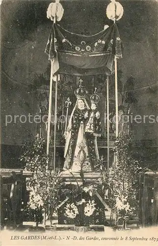 AK / Ansichtskarte Les Gardes Notre Dame des Gardes couronnee le 8 Sept 1873 Kat. Saint Georges des Gardes