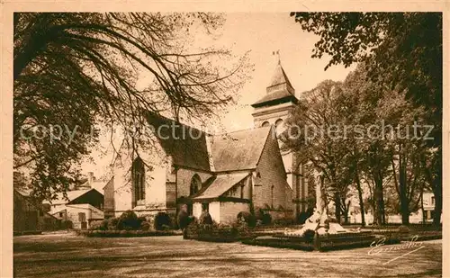 AK / Ansichtskarte Les Rosiers sur Loire Le choeur de Eglise vu du Mail Kat. Les Rosiers sur Loire