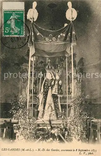 AK / Ansichtskarte Les Gardes Notre Dame des Gardes couronnee le 8 Sept 1875 Kat. Saint Georges des Gardes