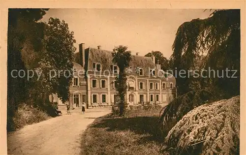 AK / Ansichtskarte Angers Maison de convalescence et de repos du Chillon Le Louroux Beconnais Chateau vue du Parc Kat. Angers