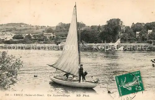 AK / Ansichtskarte Triel sur Seine Un Appareillage Kat. Triel sur Seine