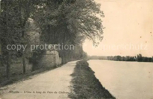 AK / Ansichtskarte Neuville Correze Oise le long du Parc du Chateau Kat. Neuville