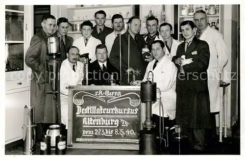 AK / Ansichtskarte Altenburg Thueringen Destillateurkursus Kat. Altenburg