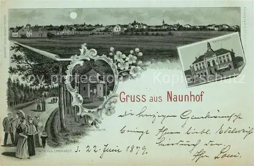 AK / Ansichtskarte Naunhof Leipzig Ratskeller Bismarckhuette