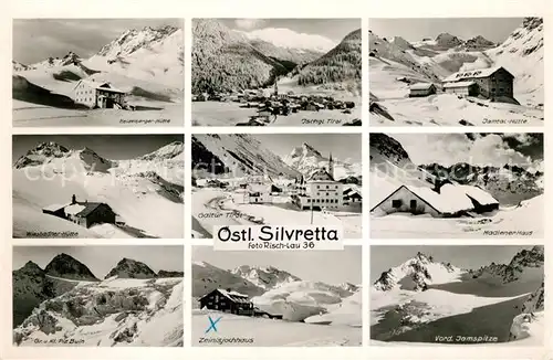 AK / Ansichtskarte Galtuer Tirol oestliches Silvretta Skigebiete Wintersportplatz Alpen Berghuetten Kat. Galtuer