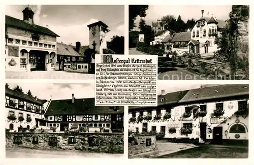 AK / Ansichtskarte Kelkheim Klostergut Rettershof Kaffee zum froehlichen Landmann Reitschule Kat. Kelkheim (Taunus)
