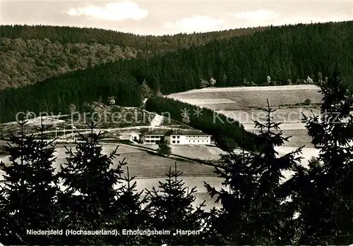 AK / Ansichtskarte Niedersfeld Erholungsheim Harpen Kat. Winterberg