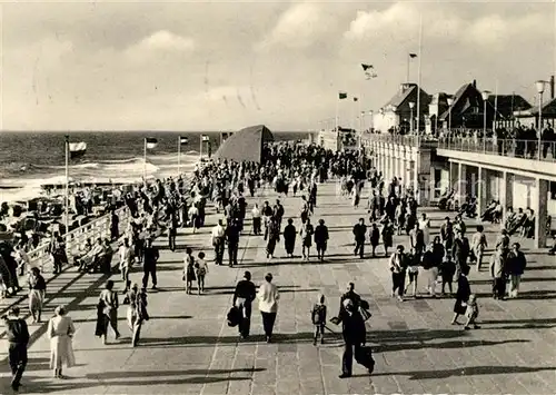 AK / Ansichtskarte Westerland Sylt Kurpromenade Nordseeheilbad Kat. Westerland