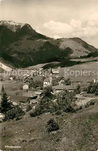 AK / Ansichtskarte Hinterstein Bad Hindelang Panorama mit Imberger Horn Allgaeuer Alpen