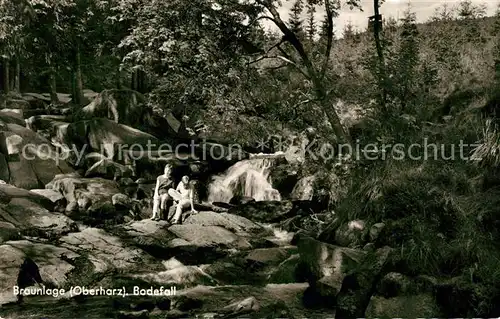 AK / Ansichtskarte Braunlage Bodefall Wasserfall Kat. Braunlage Harz