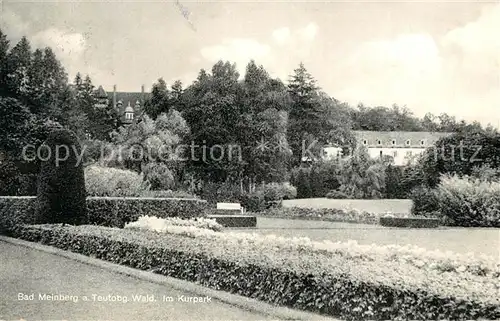 AK / Ansichtskarte Bad Meinberg Kurpark Kurort Teutoburger Wald Kat. Horn Bad Meinberg