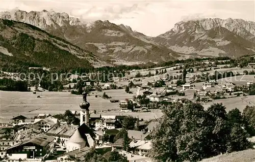 AK / Ansichtskarte Reit Winkl Panorama mit Kaisergebirge Kat. Reit im Winkl