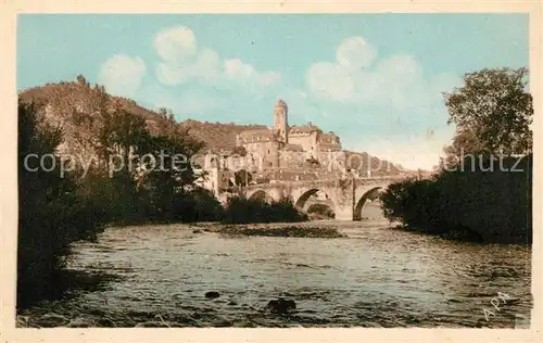 AK / Ansichtskarte Aveyron Pont et Chateau