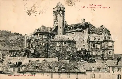 AK / Ansichtskarte Aveyron Chateau Estaing