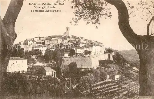 AK / Ansichtskarte Saint Paul Cote d Azur Remparts