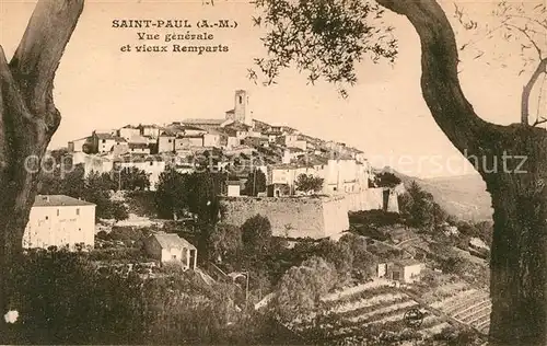 AK / Ansichtskarte Saint Paul Cote d Azur vieux Remparts