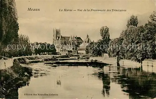 AK / Ansichtskarte Meaux Seine et Marne Vue de la Promenade des Trinitaires Kat. Meaux