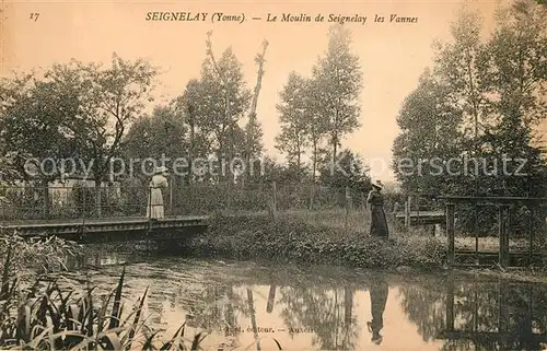 AK / Ansichtskarte Seignelay Moulin les Vannes Kat. Seignelay