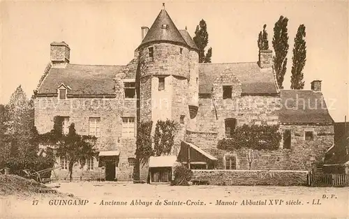AK / Ansichtskarte Guincamp Abbaye de Sainte Croix 