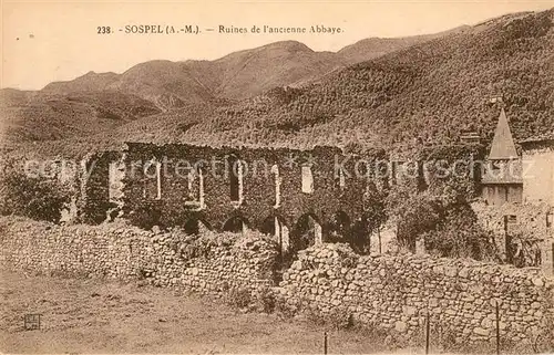 AK / Ansichtskarte Sospel Ruines de lancienne Abbaye Kat. Sospel