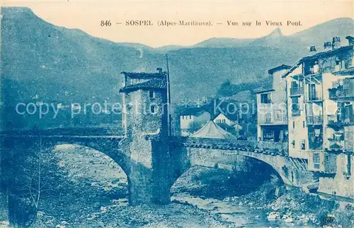 AK / Ansichtskarte Sospel Vue sur le Vieux Pont Kat. Sospel