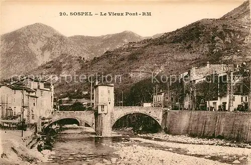 AK / Ansichtskarte Sospel Le Vieux Pont Kat. Sospel