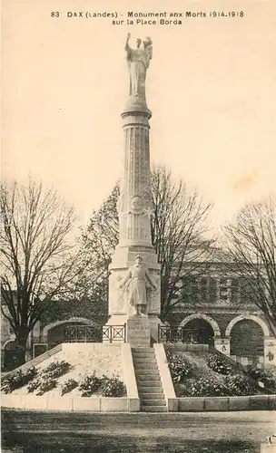 AK / Ansichtskarte Dax Landes Monument aux Morts sur la Place Borda Kat. Dax