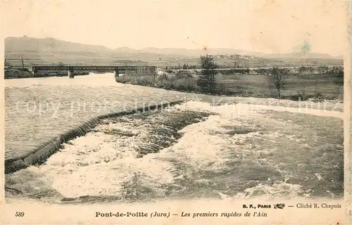 AK / Ansichtskarte Pont de Poitte Les premiers rapides de l Ain Kat. Pont de Poitte