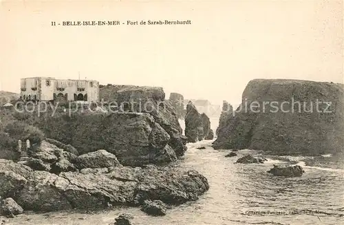 AK / Ansichtskarte Belle Ile en Mer Fort de Sarah Berhardt
