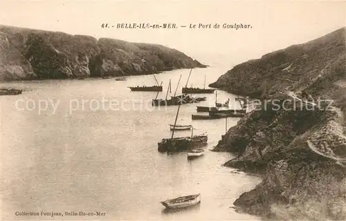 AK / Ansichtskarte Belle Ile en Mer Le Port de Goulphar