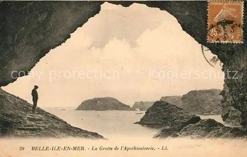 AK / Ansichtskarte Belle Ile en Mer La Grotte de l Apothicairerie