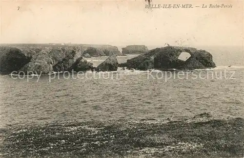 AK / Ansichtskarte Belle Ile en Mer La Roche Percee