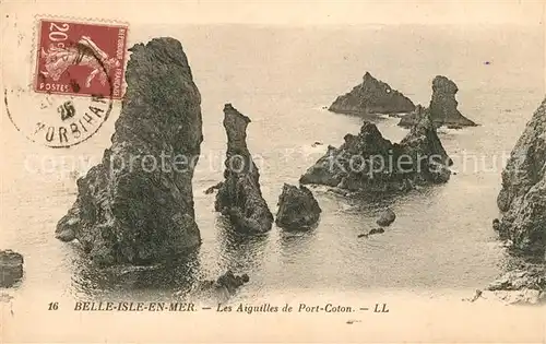AK / Ansichtskarte Belle Ile en Mer Les Aiguilles de Port Coton