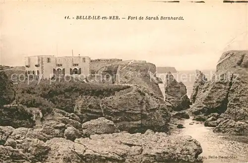 AK / Ansichtskarte Belle Ile en Mer Fort de Sarah Bernhardt
