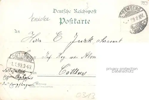 AK / Ansichtskarte Spremberg Niederlausitz Schloss Rathaus Postamt  Kat. Spremberg