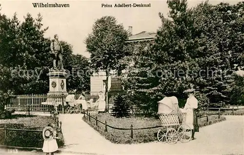 AK / Ansichtskarte Wilhelmshaven Prinz Adalbert Denkmal Repro Kat. Wilhelmshaven