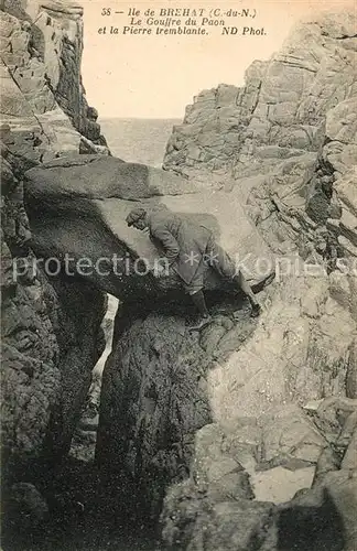 AK / Ansichtskarte Ile de Brehat Le Gouffre du Paon  Kat. Ile de Brehat