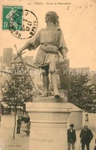 AK / Ansichtskarte Dinan Statue de Beaumanoir Kat. Dinan