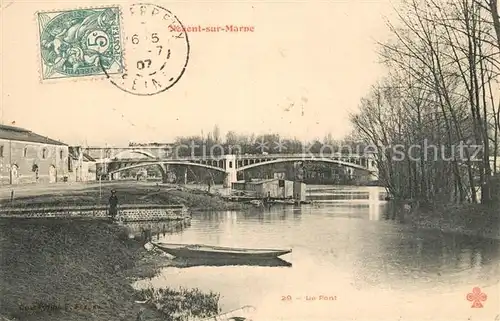 AK / Ansichtskarte Nogent sur Marne Le Pont Kat. Nogent sur Marne