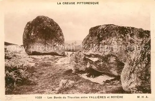 AK / Ansichtskarte La Creuse Les Bords du Thaurion entre Vallieres et Royere Kat. La Creuse