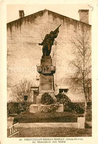 AK / Ansichtskarte Frontenay Rohan Rohan Le Monument aux Morts Kat. Frontenay Rohan Rohan