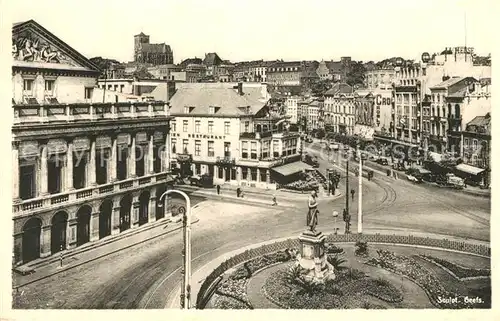 AK / Ansichtskarte Liege Luettich Statue Gretry et Theatre Royal Kat. Luettich