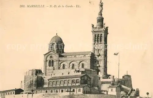 AK / Ansichtskarte Marseille Bouches du Rhone Notre Dame de la Garde