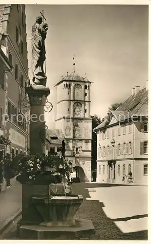 AK / Ansichtskarte Wangen Allgaeu Ravensburger Tor Kat. Wangen im Allgaeu