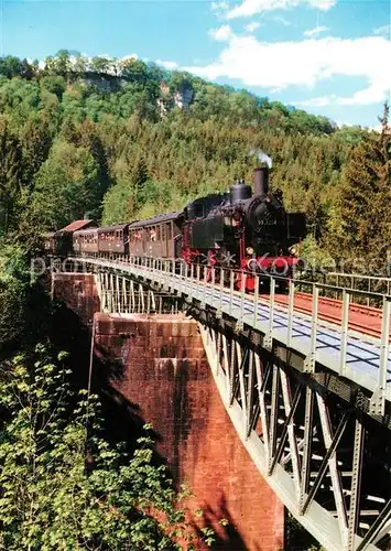 AK / Ansichtskarte Lokomotive Lok 931394 Sauschwaenzlebahn Wutachbruecke  Kat. Eisenbahn