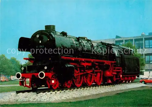 AK / Ansichtskarte Lokomotive 01 1063 Hauptbahnhof Braunschweig  Kat. Eisenbahn