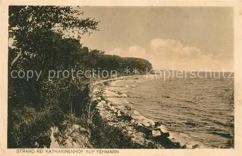 AK / Ansichtskarte Katharinenhof Fehmarn Strand