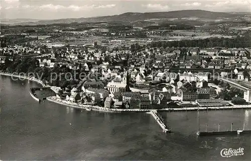 AK / Ansichtskarte Friedrichshafen Bodensee Fliegeraufnahme  Kat. Friedrichshafen