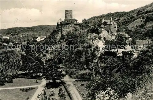 AK / Ansichtskarte Heimbach Eifel Blick zur Burg Kat. Heimbach